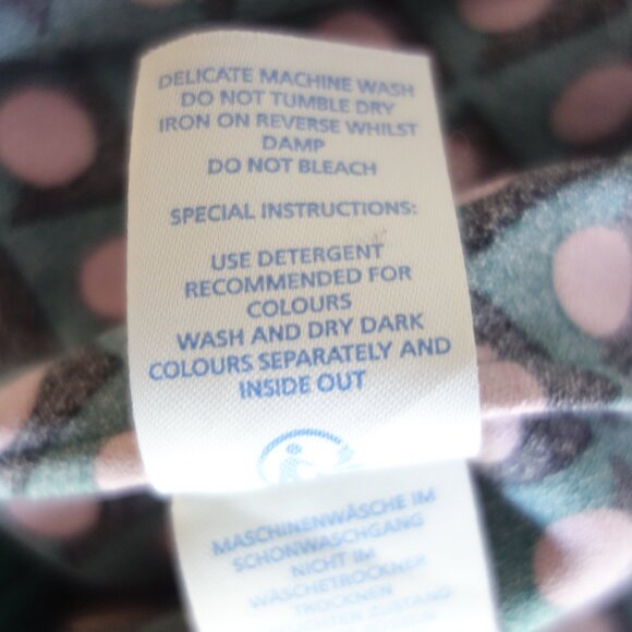 BODEN Green Black Polka Dot Shift Dress – US Sz 6 - Picture 11 of 12